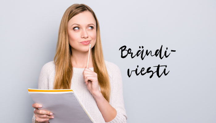 Brändiviesti blogikirjoitus